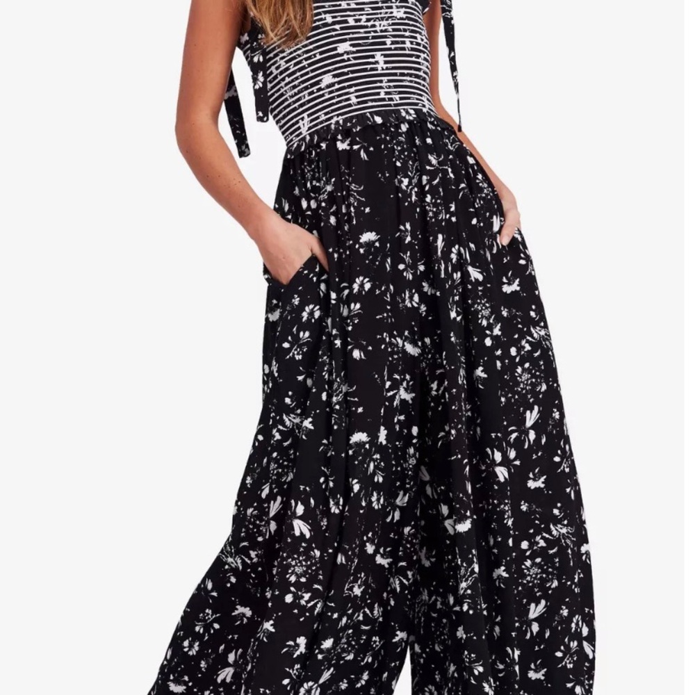 Free People Color My World Wide Leg Jumper